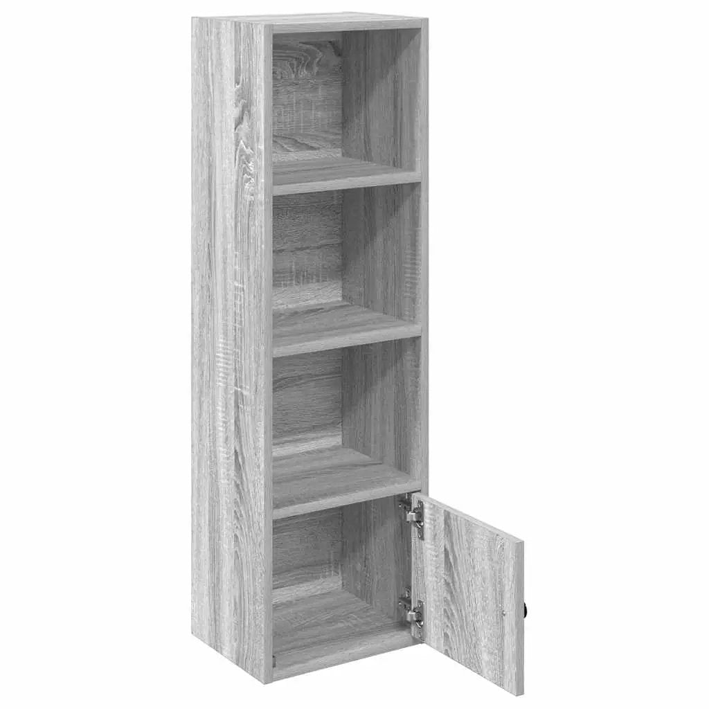 vidaXL vidaXL Bookcase Grey Sonoma 31x24x102 cm Engineered Wood - Bookcase