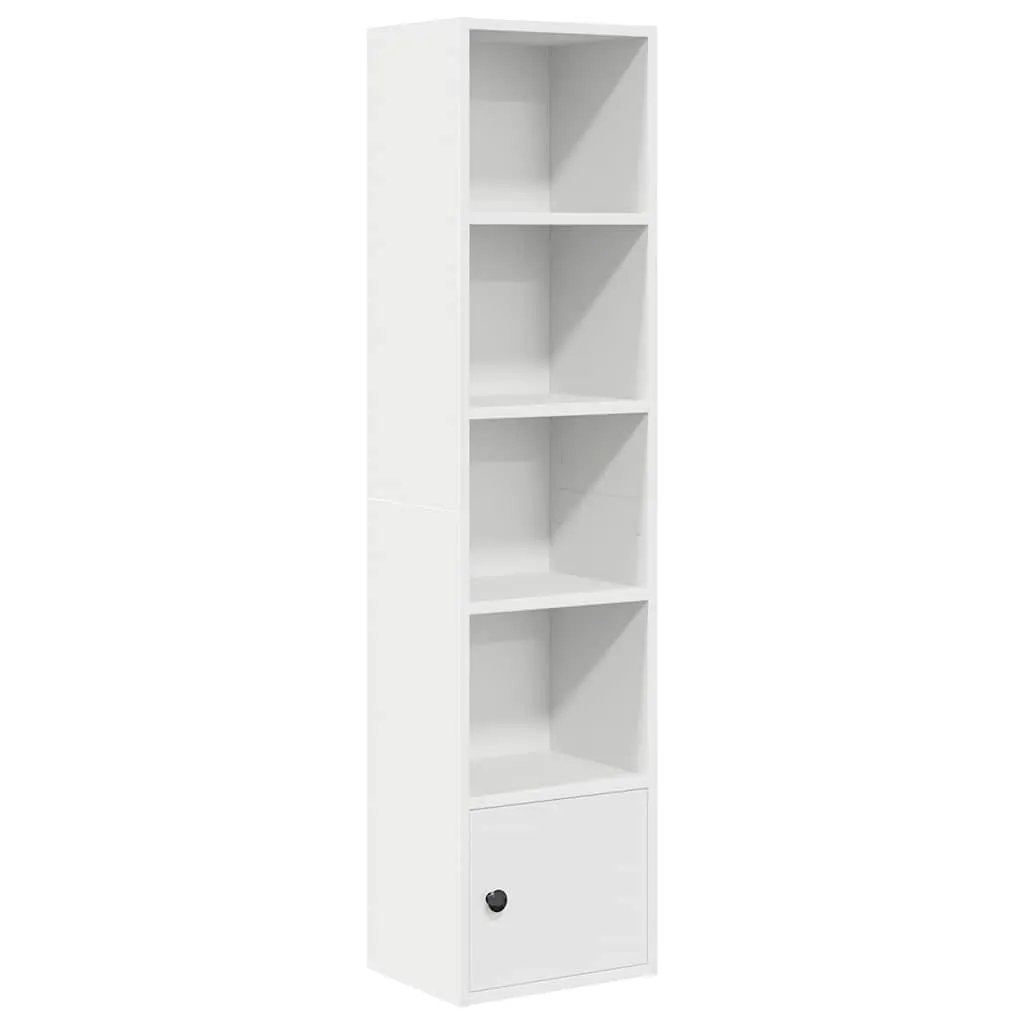 vidaXL vidaXL Bookcase White 31x24x127 cm Engineered Wood - Bookcase