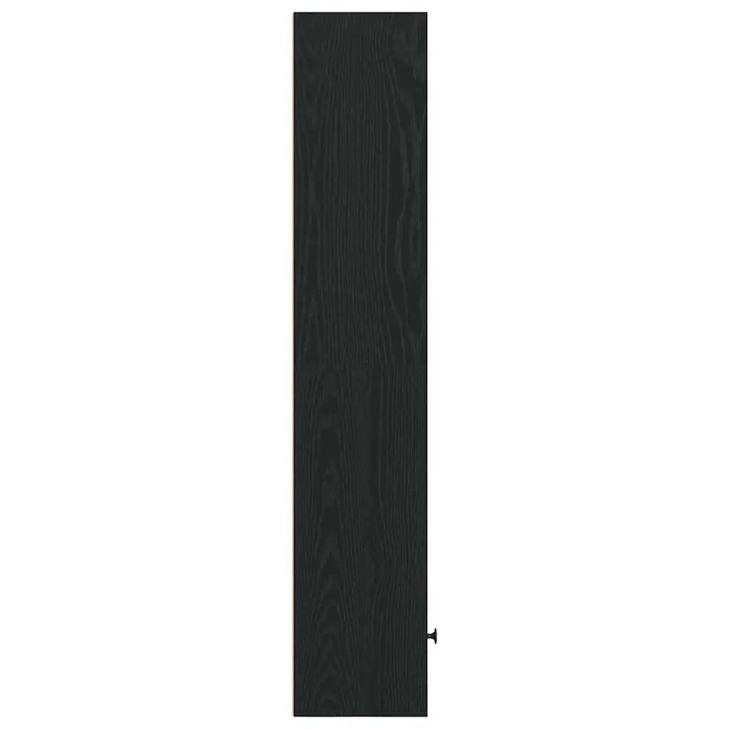 vidaXL vidaXL Bookcase Black Oak 31x24x127 cm Engineered Wood - Bookcase