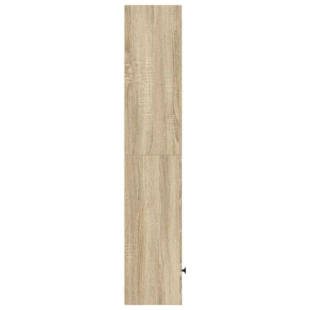 vidaXL vidaXL Bookcase Sonoma Oak 31x24x127 cm Engineered Wood - Bookcase