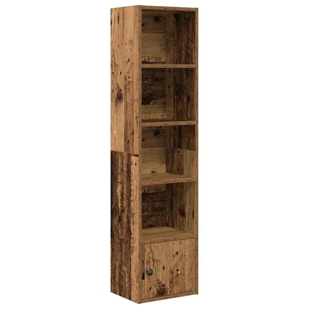 vidaXL vidaXL Bookcase Old Wood 31x24x127 cm Engineered Wood - Bookcase