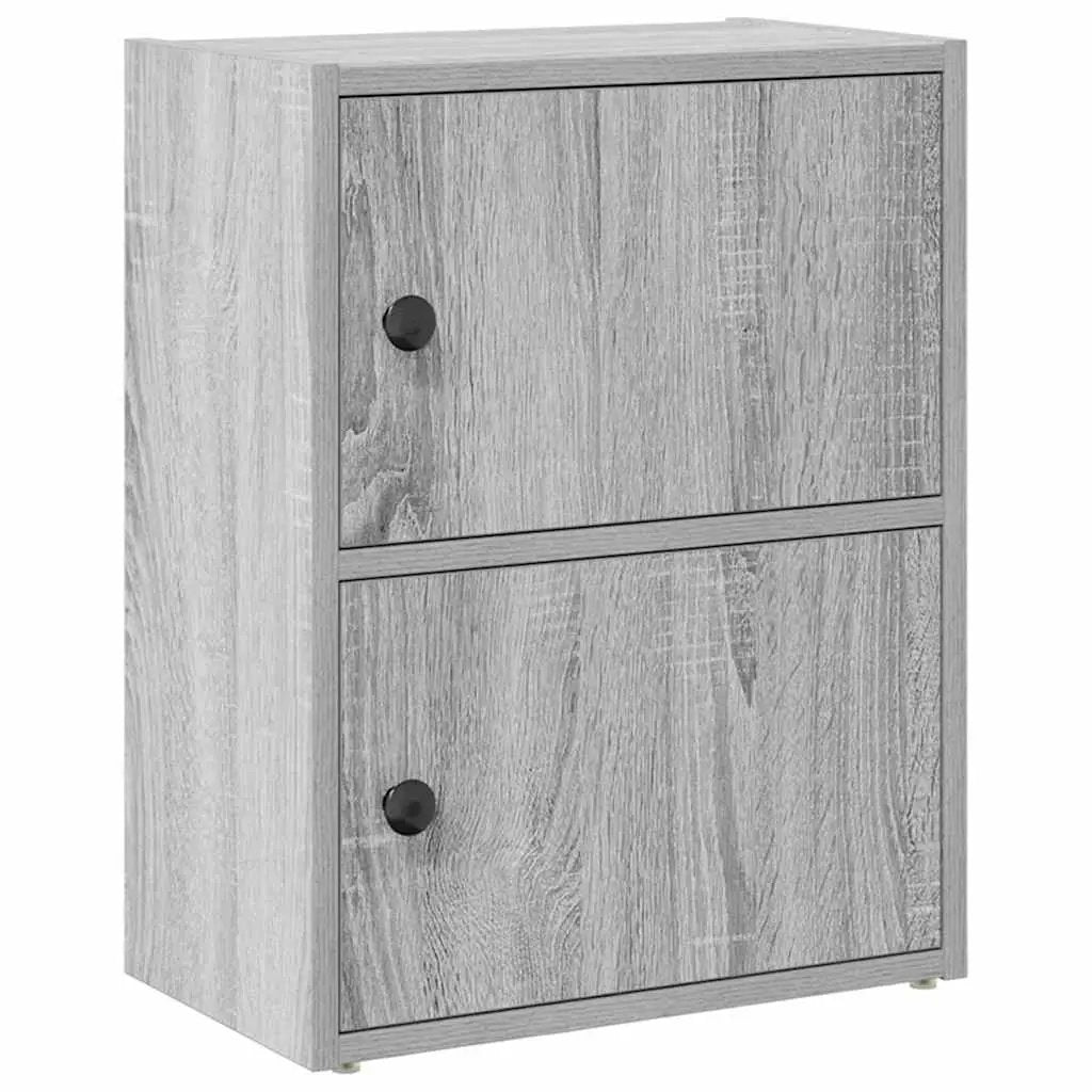 vidaXL vidaXL Bookcase Grey Sonoma 40x24x52 cm Engineered Wood - Bookcase