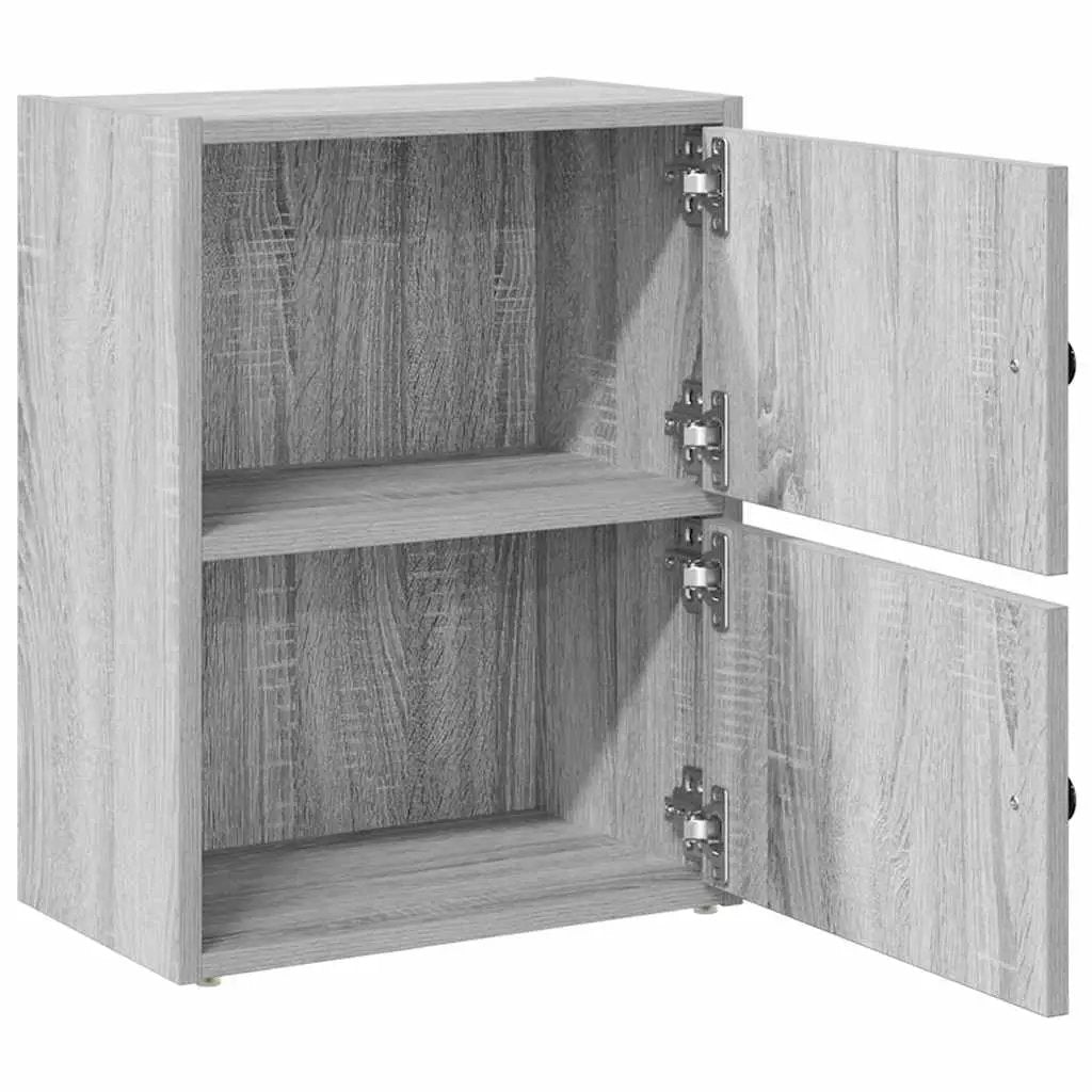 vidaXL vidaXL Bookcase Grey Sonoma 40x24x52 cm Engineered Wood - Bookcase