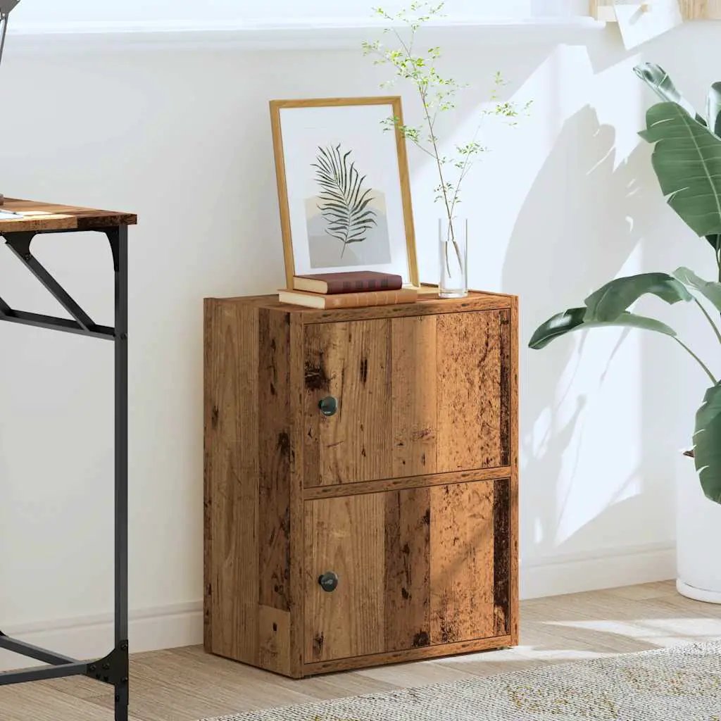 vidaXL vidaXL Bookcase Old Wood 40x24x52 cm Engineered Wood - Bookcase