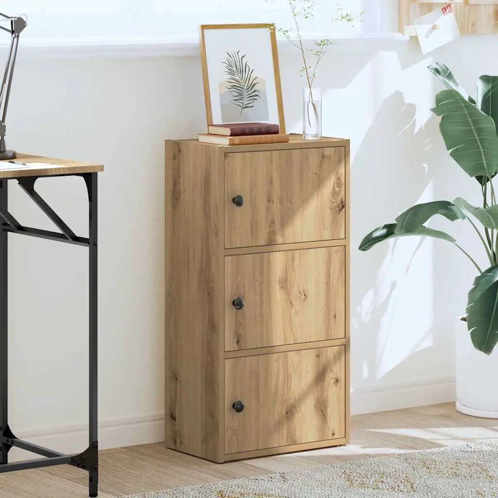 vidaXL vidaXL Bookcase Artisan Oak 40x24x77 cm Engineered Wood - Bookcase