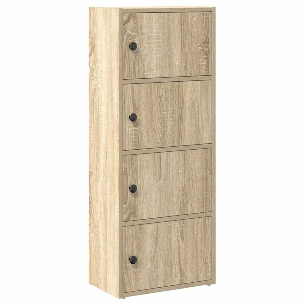 vidaXL vidaXL Bookcase Sonoma Oak 40x24x102 cm Engineered Wood - Bookcase