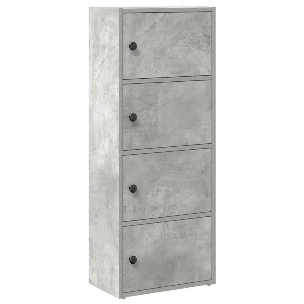 vidaXL vidaXL Bookcase Concrete Grey 40x24x102 cm Engineered Wood - Bookcase
