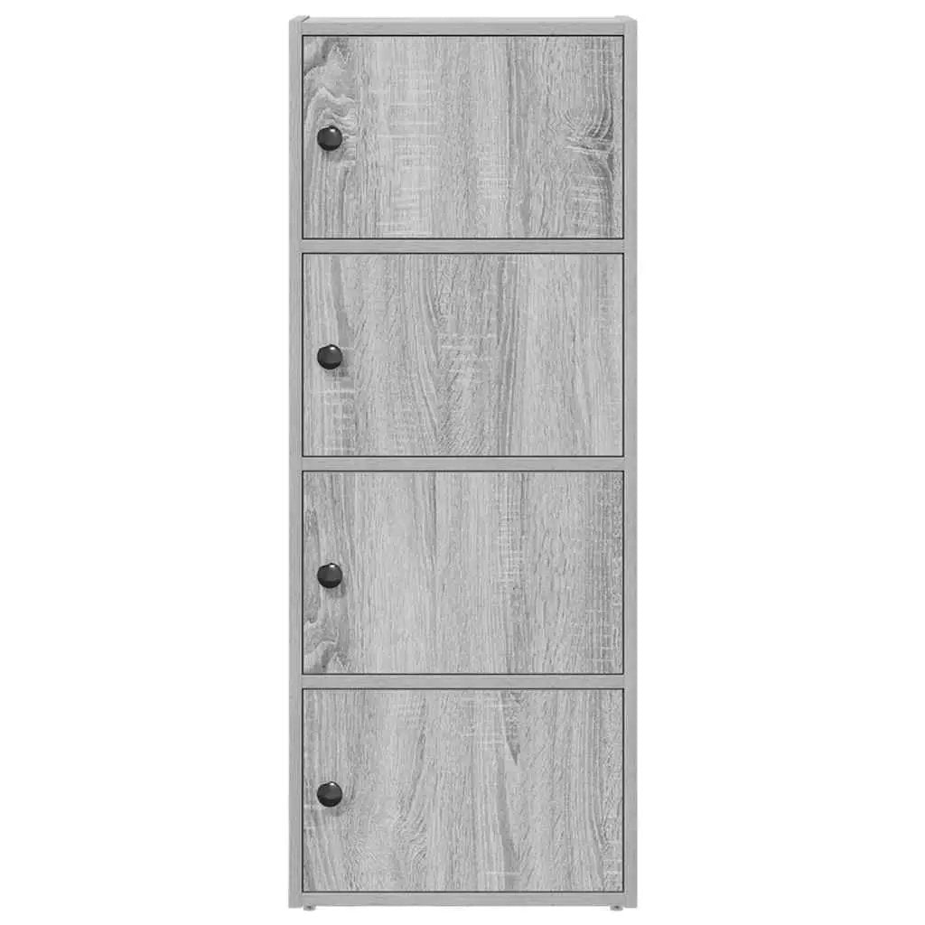 vidaXL vidaXL Bookcase Grey Sonoma 40x24x102 cm Engineered Wood - Bookcase