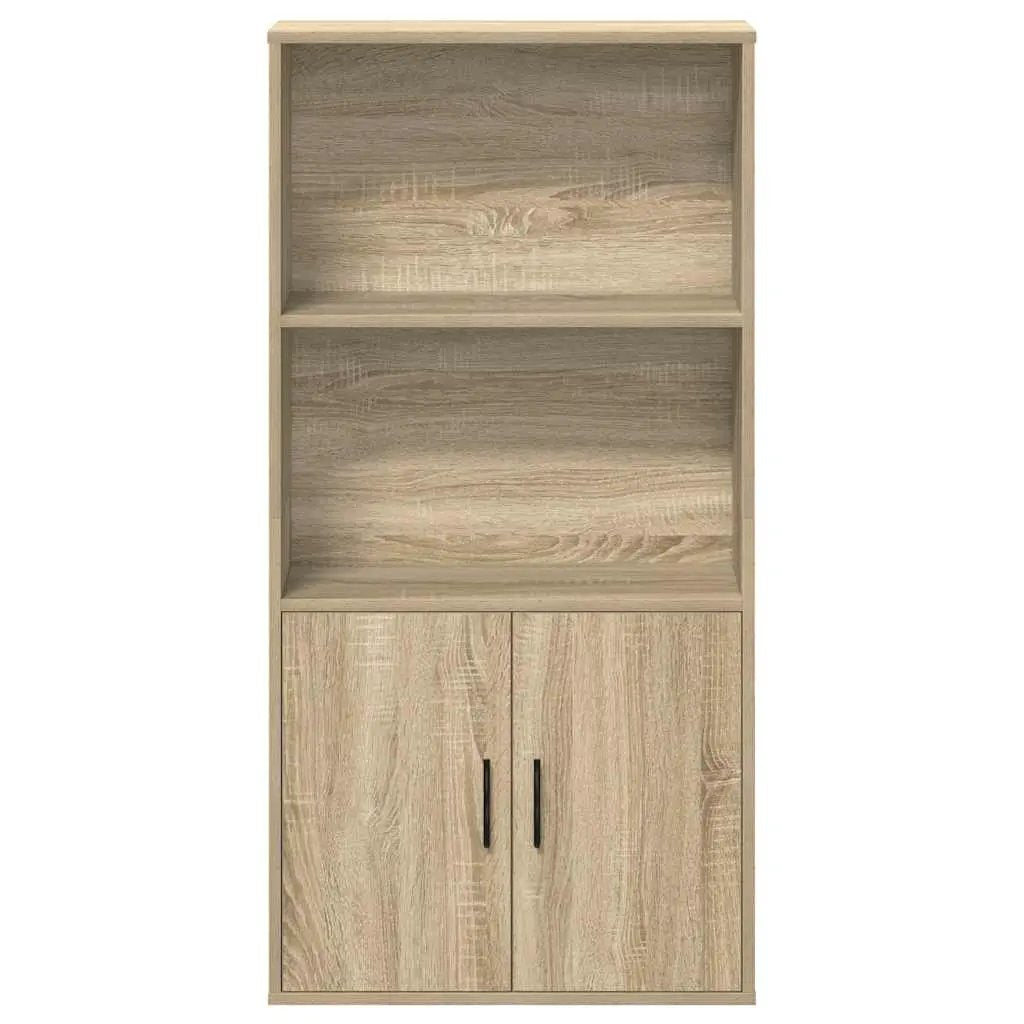 vidaXL vidaXL Bookcase Sonoma Oak 60x24x120 cm Engineered Wood - Bookcase