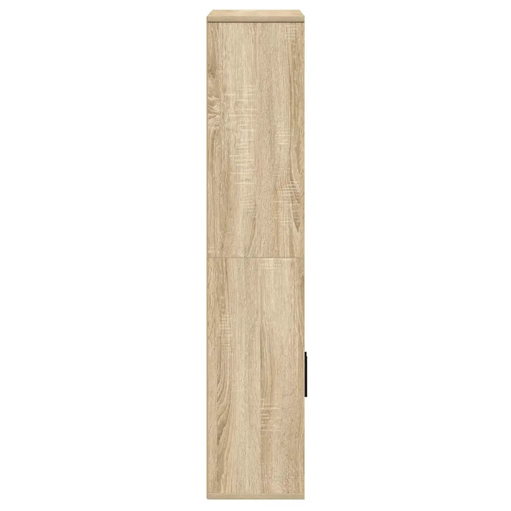 vidaXL vidaXL Bookcase Sonoma Oak 60x24x120 cm Engineered Wood - Bookcase