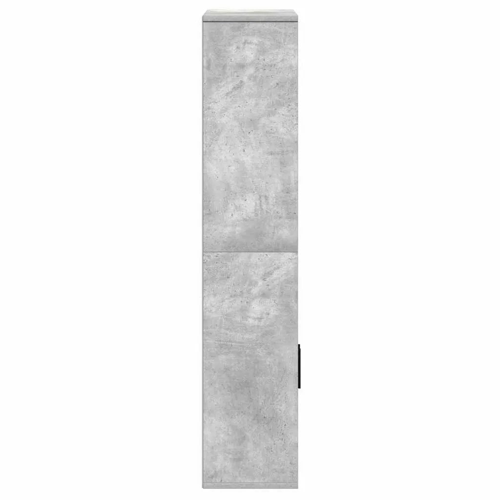vidaXL vidaXL Bookcase Concrete Grey 60x24x120 cm Engineered Wood - Bookcase
