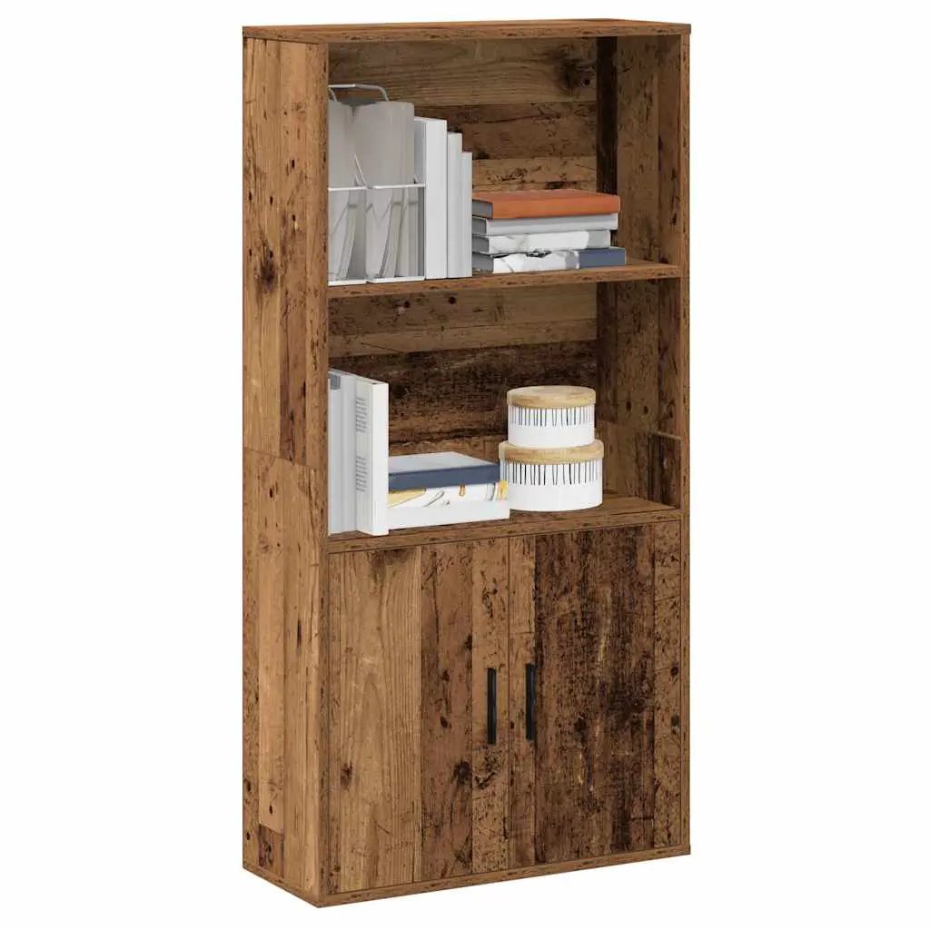 vidaXL vidaXL Bookcase Old Wood 60x24x120 cm Engineered Wood - Bookcase