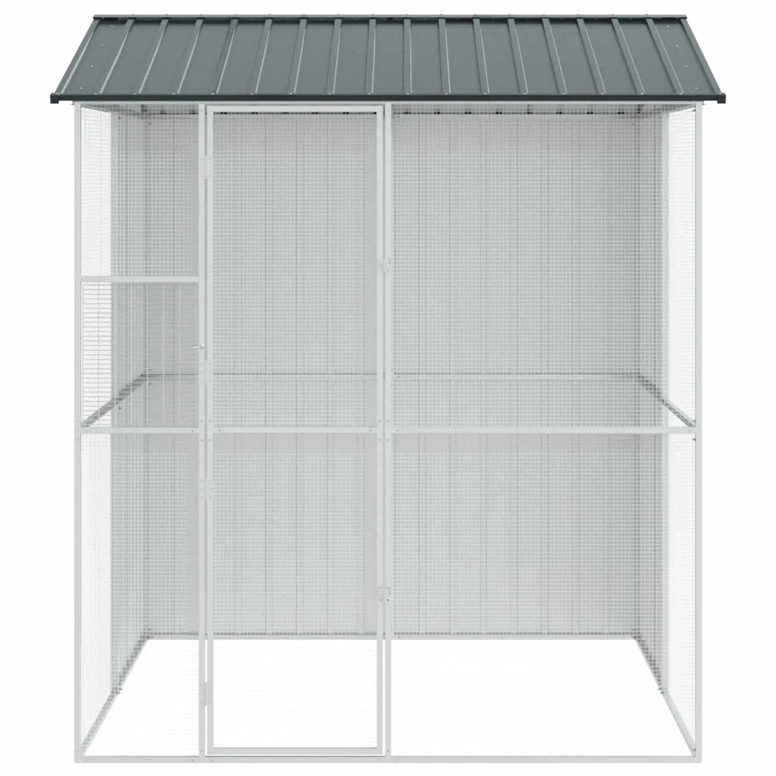 vidaXL vidaXL Bird Cage Anthracite 215 x 210 x 247 cm Galvanised Steel - Bird Cage