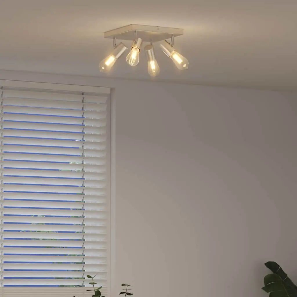 vidaXL vidaXL Ceiling Spotlight Nickel 26.5 x 26 x 11.5 cm Metal - Spotlight