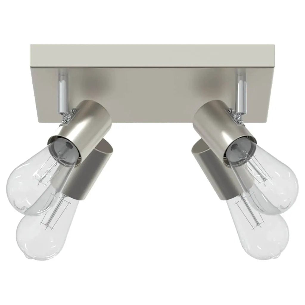 vidaXL vidaXL Ceiling Spotlight Nickel 26.5 x 26 x 11.5 cm Metal - Spotlight