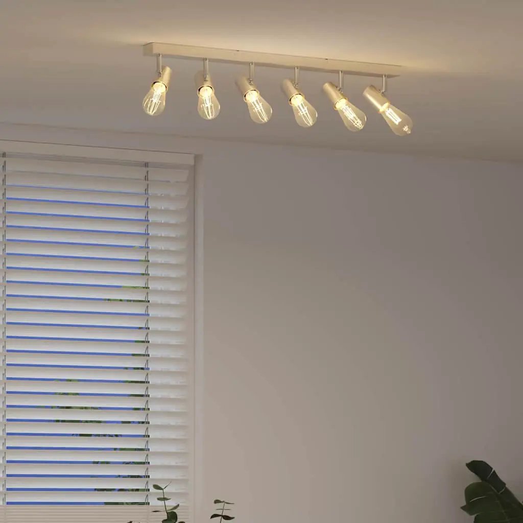 vidaXL vidaXL Ceiling Spotlight Nickel 73 x 6.5 x 11.5 cm Metal - Spotlight