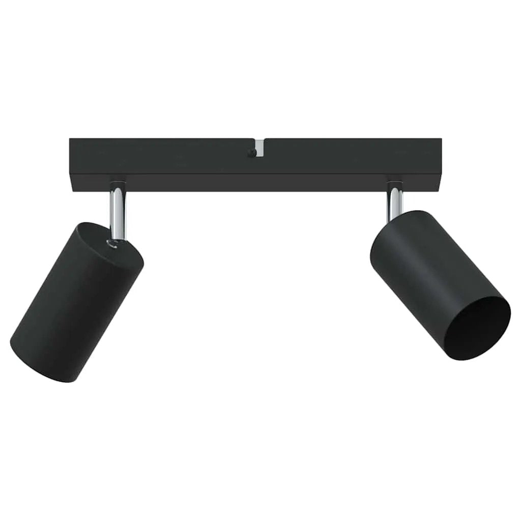 vidaXL vidaXL Ceiling Spotlight with Spotlights Black 26 x 6 x 16 cm Metal - Spotlight