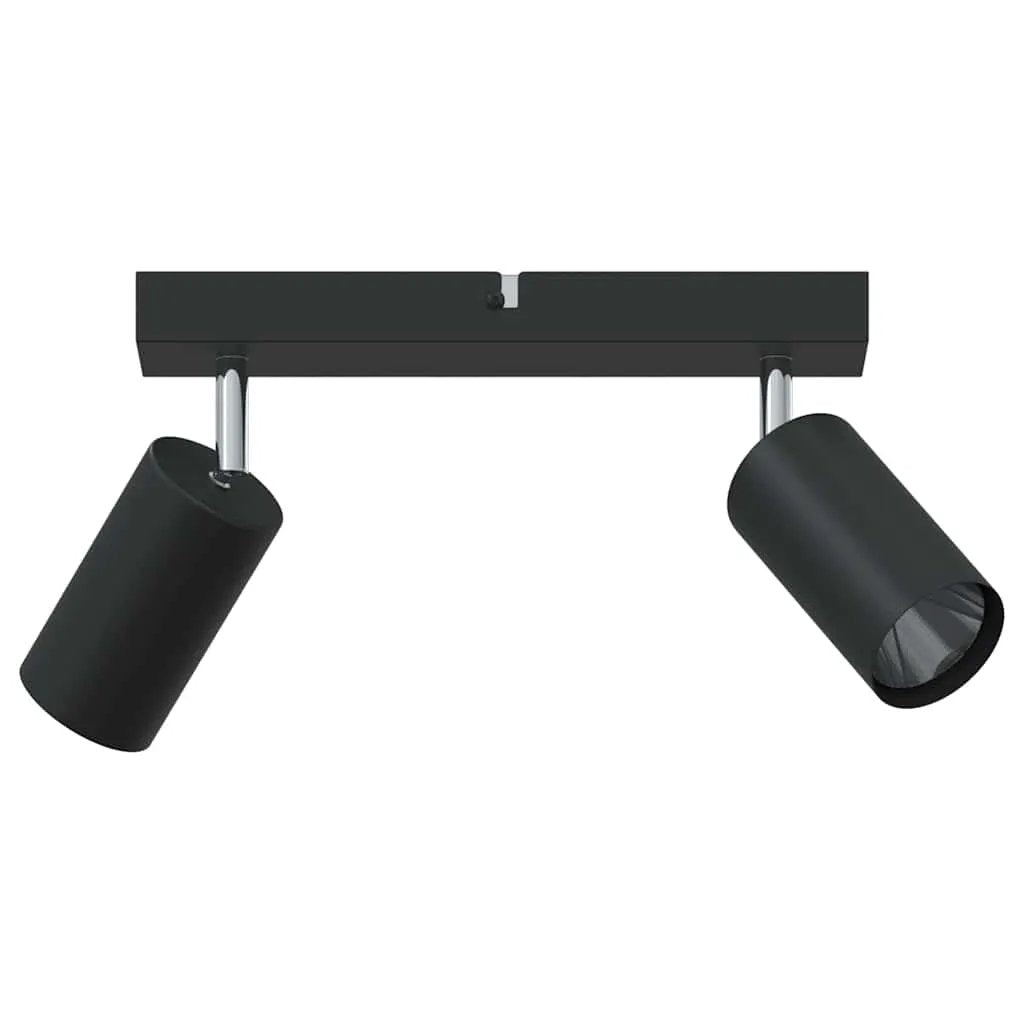 vidaXL vidaXL Ceiling Spotlight with Spotlights Black 26 x 6 x 16 cm Metal - Spotlight