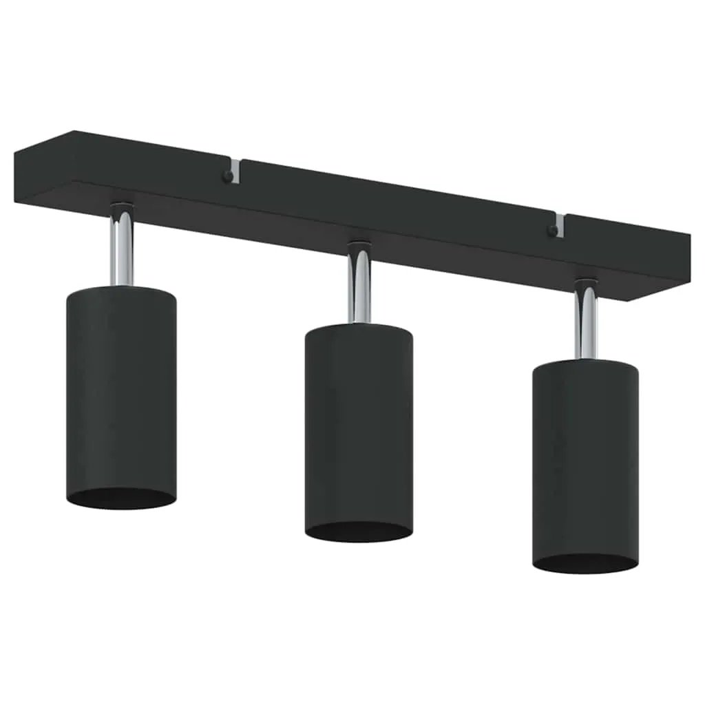 vidaXL vidaXL Ceiling Spotlight with Spotlights Black 38 x 6 x 16 cm Metal - Spotlight