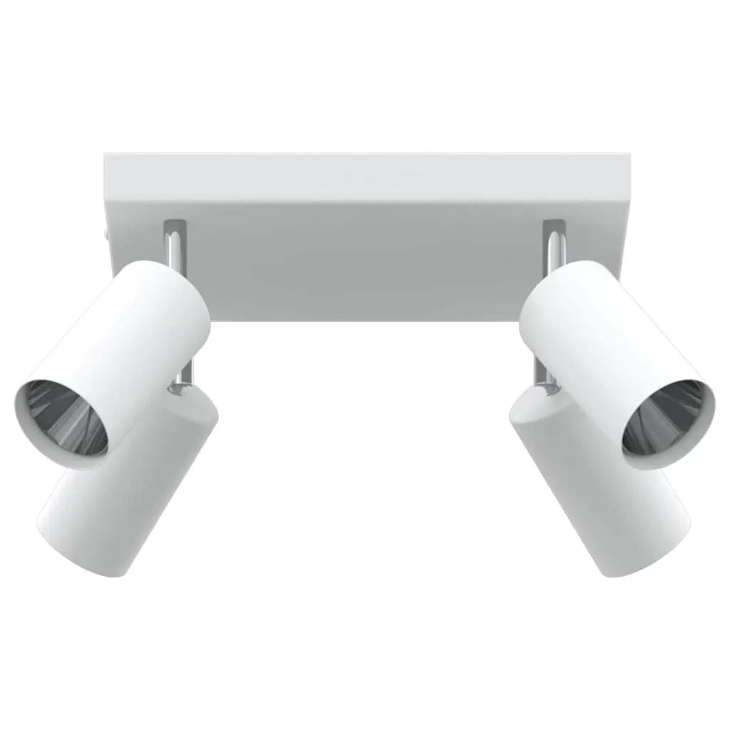 vidaXL vidaXL Ceiling Spotlight with Spotlights White 26 x 26 x 16 cm Metal - Spotlight
