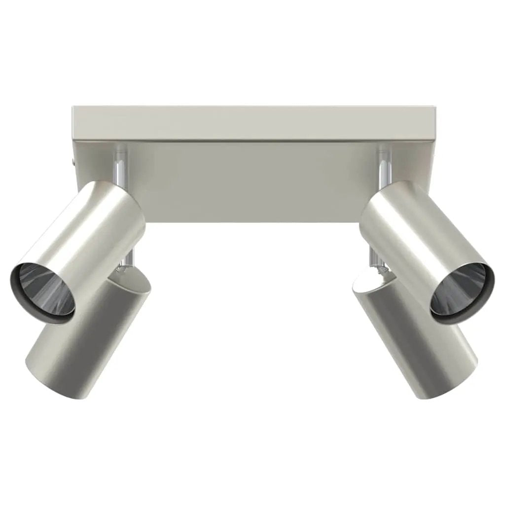 vidaXL vidaXL Ceiling Spotlight with Spotlights Nickel 26 x 26 x 16 cm Metal - Spotlight