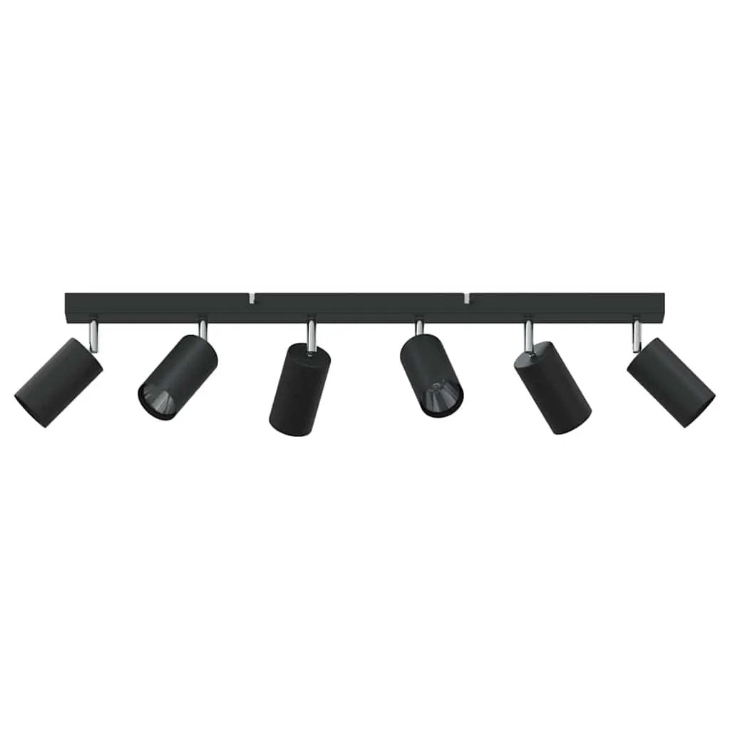 vidaXL vidaXL Ceiling Spotlight with Spotlights Black 73 x 6 x 16 cm Metal - Spotlight