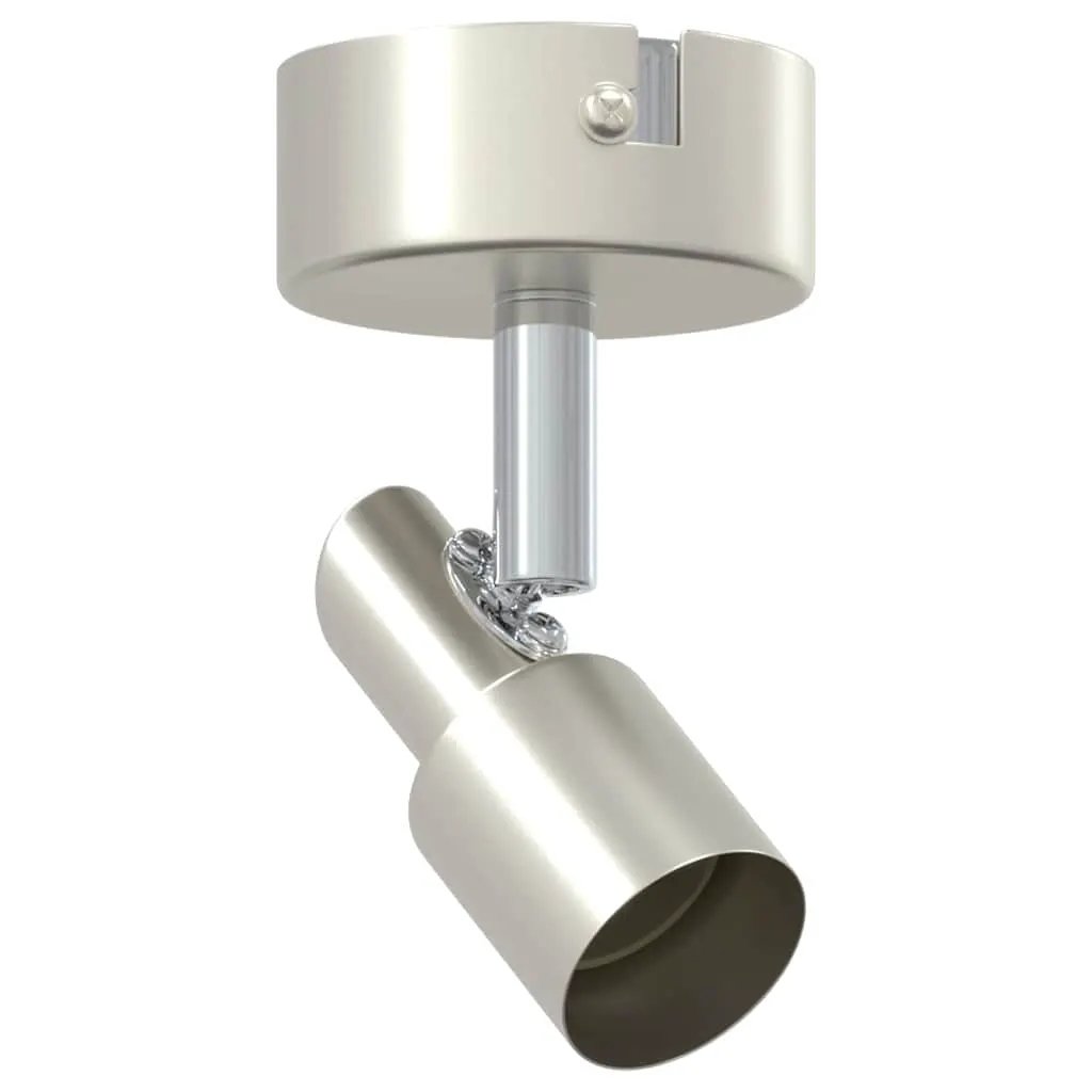 vidaXL vidaXL Ceiling Spotlight with Spotlights Nickel 8 x 8 x 10.5 cm Steel - Spotlight