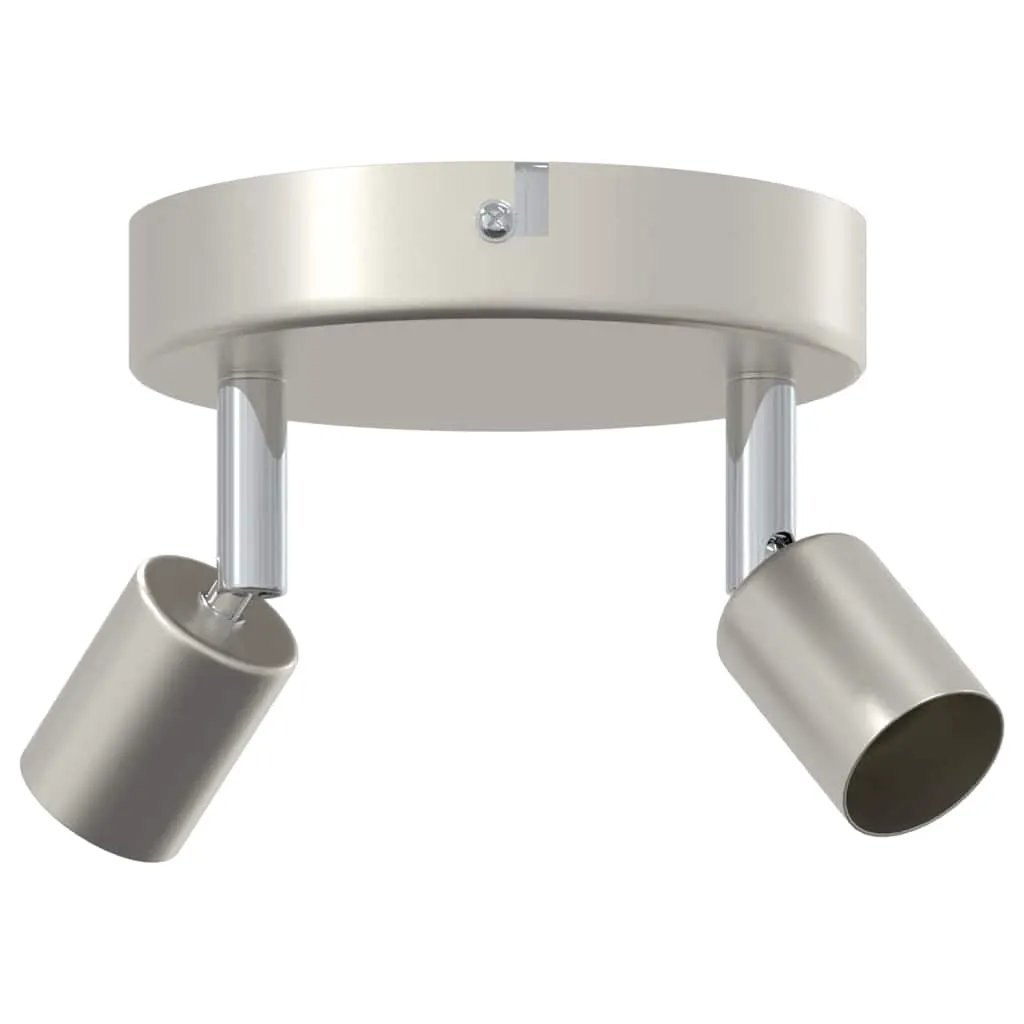 vidaXL vidaXL Ceiling Spotlight with Spotlights Nickel 12 x 8 cm Steel - Spotlight