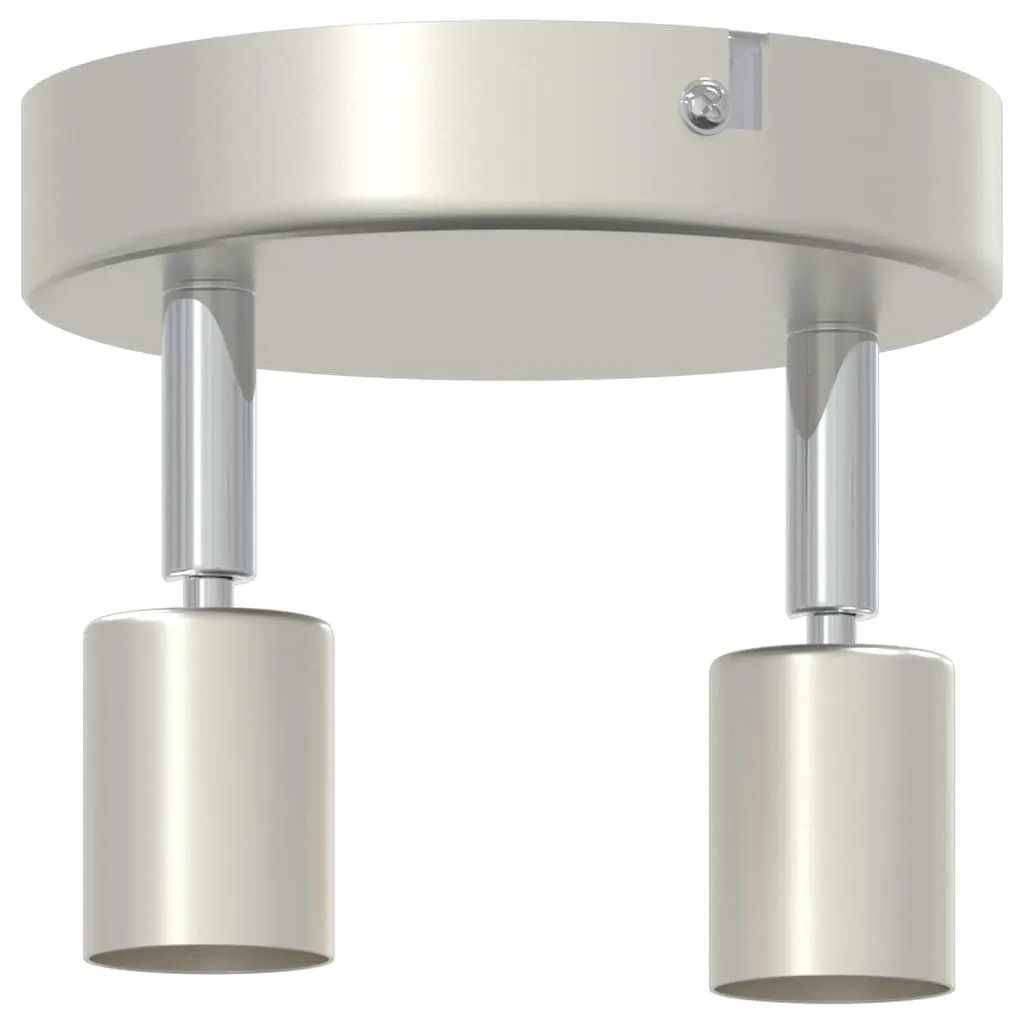 vidaXL vidaXL Ceiling Spotlight with Spotlights Nickel 12 x 8 cm Steel - Spotlight