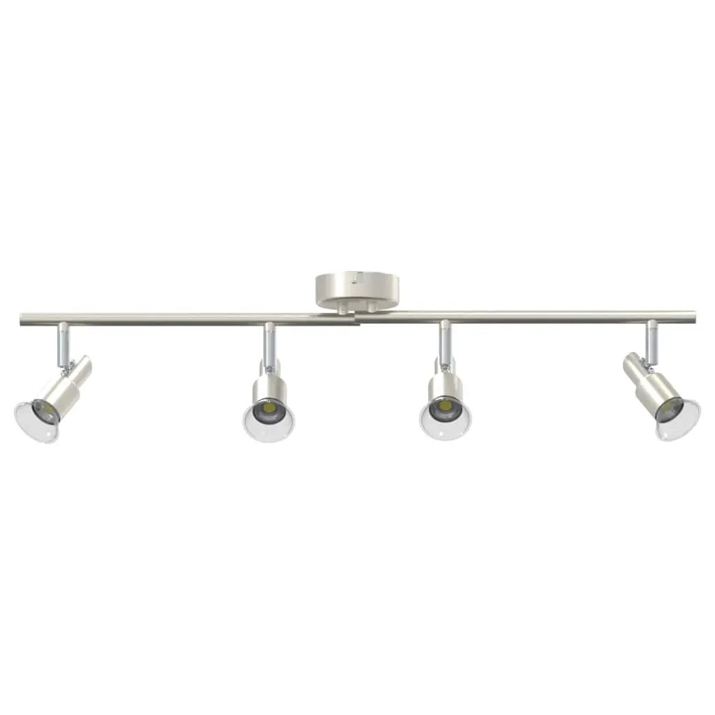 vidaXL vidaXL Ceiling Spotlight with Spotlights Nickel 70 x 9 x 12.5 cm Steel - Spotlight