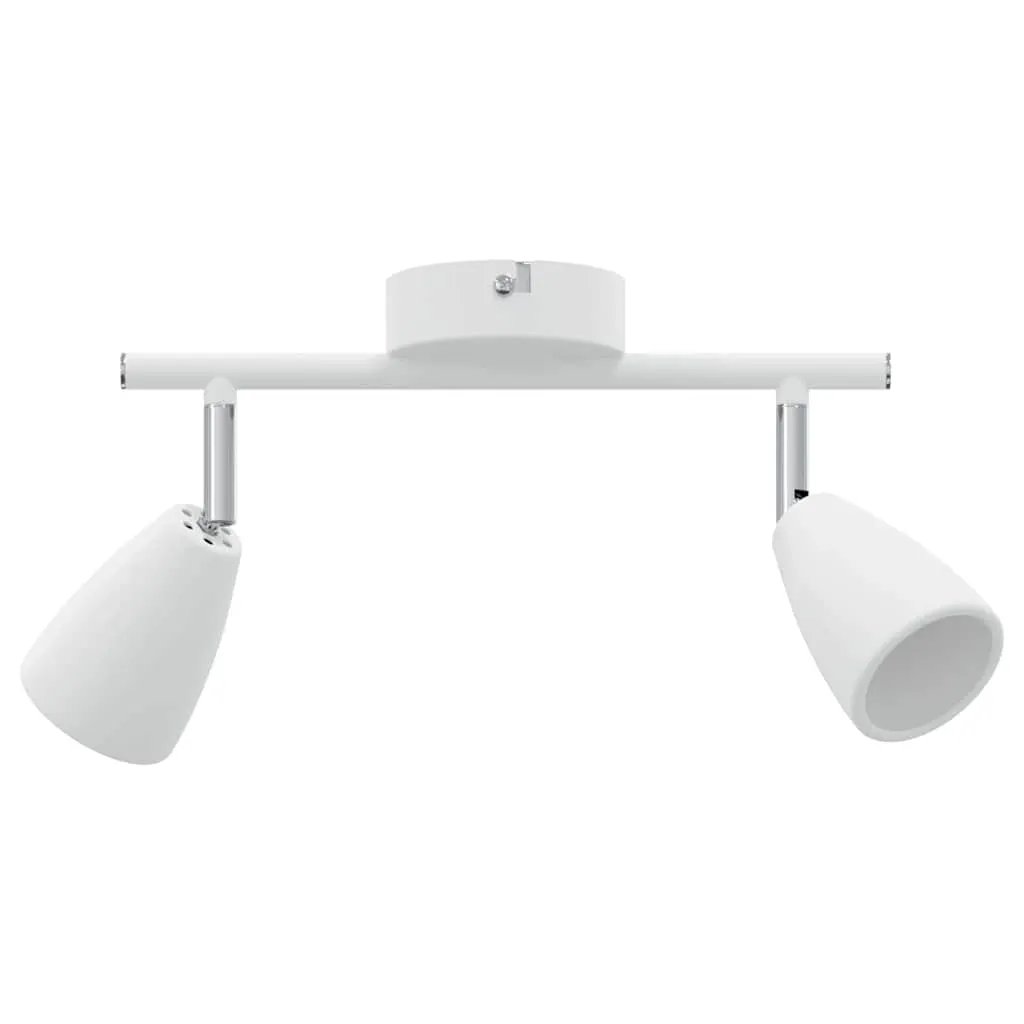 vidaXL vidaXL Ceiling Spotlight with Spotlights White 25.5 x 8 x 16 cm Metal - Spotlight