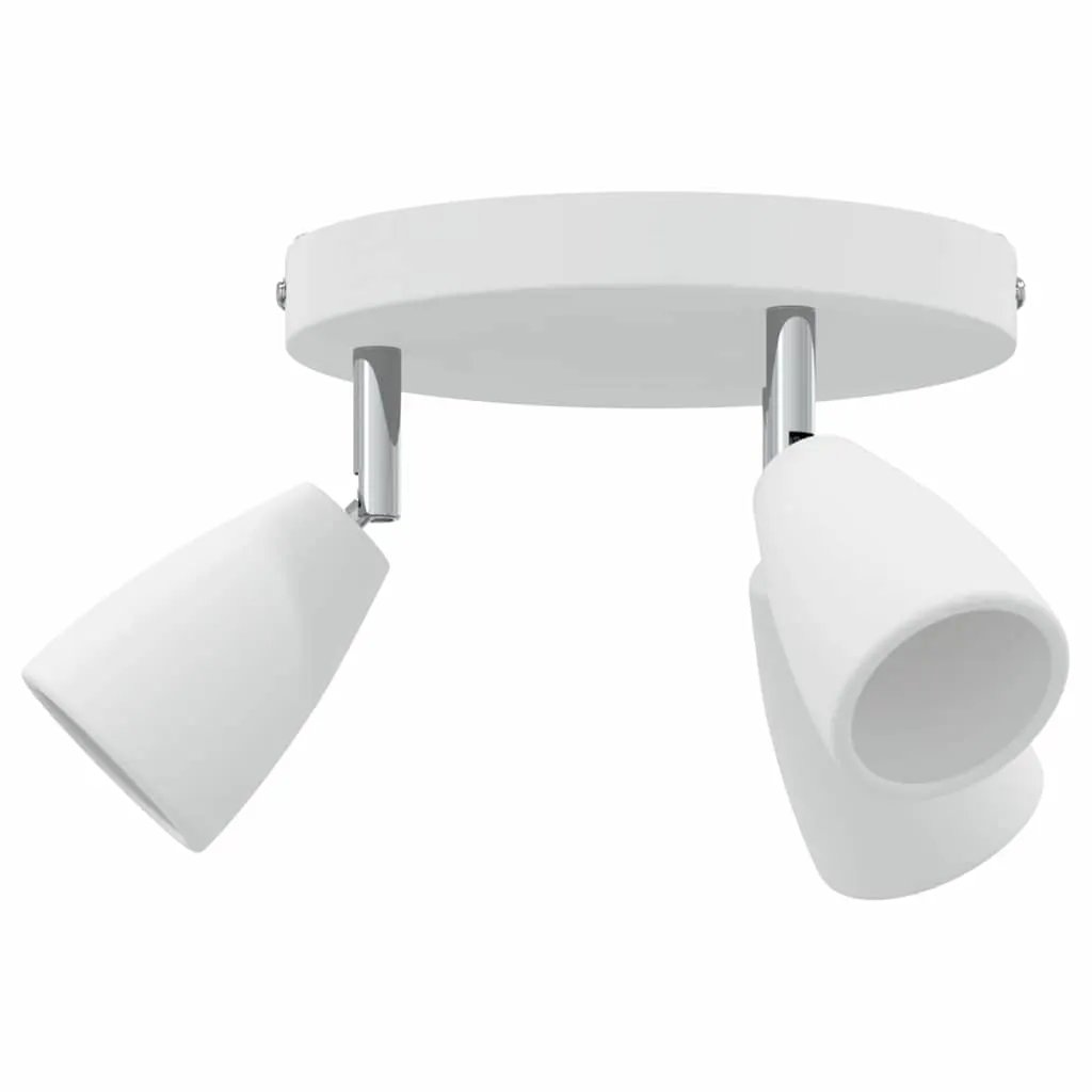 vidaXL vidaXL Ceiling Spotlight with Spotlights White 19 x 19 x 14.5 cm Metal - Spotlight