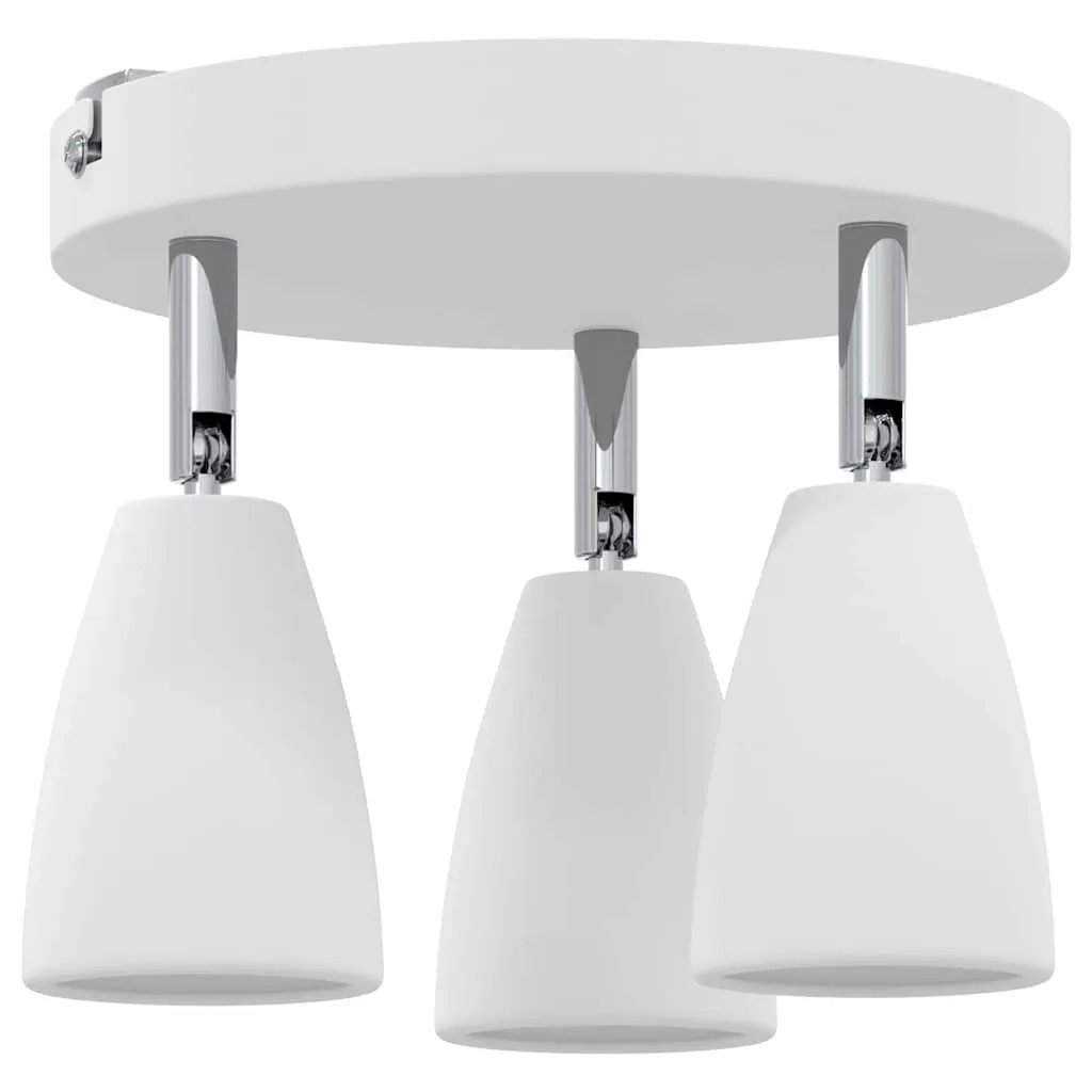 vidaXL vidaXL Ceiling Spotlight with Spotlights White 19 x 19 x 14.5 cm Metal - Spotlight