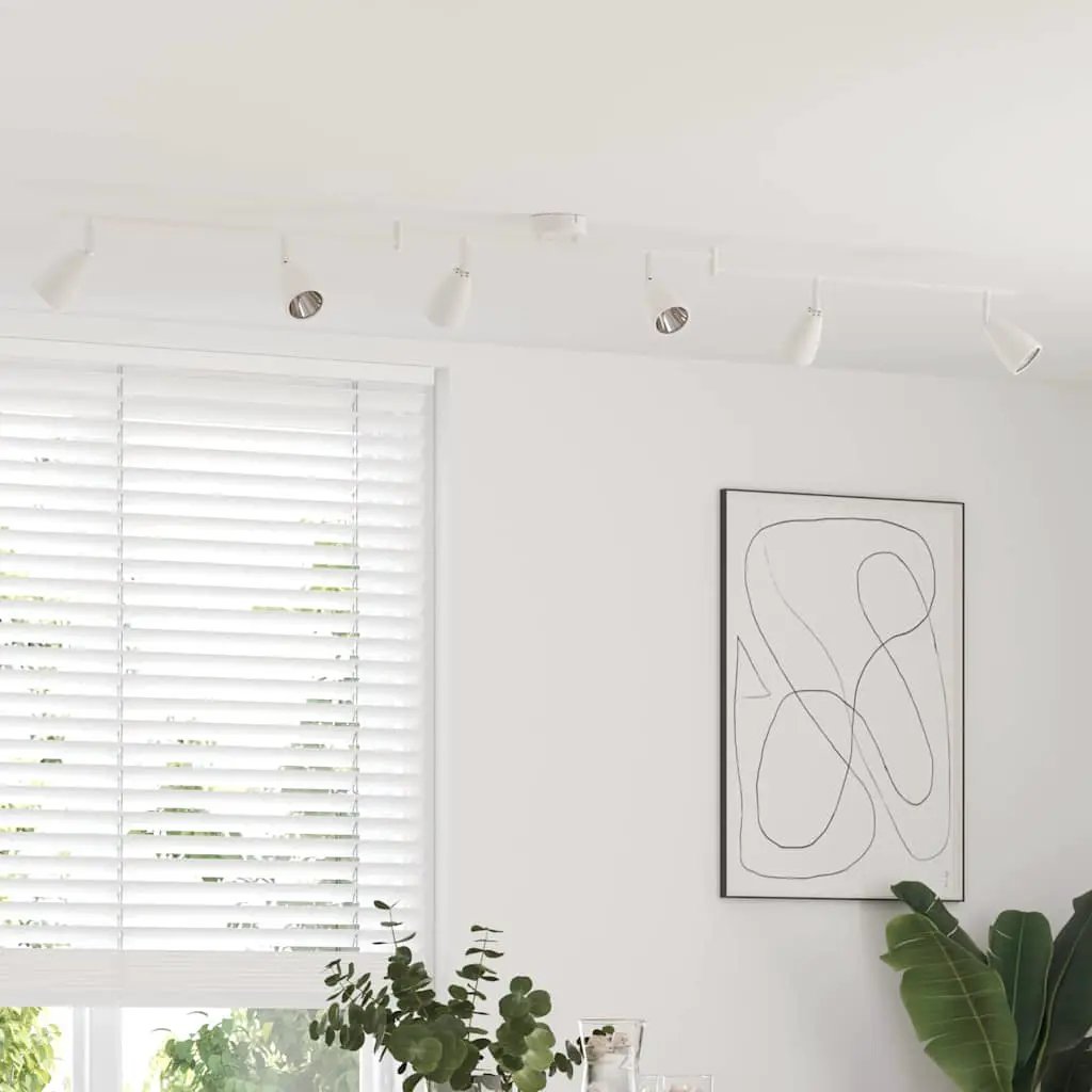 vidaXL vidaXL Ceiling Spotlight White 176.5 x 12.5 x 13.5 cm Metal - Spotlight