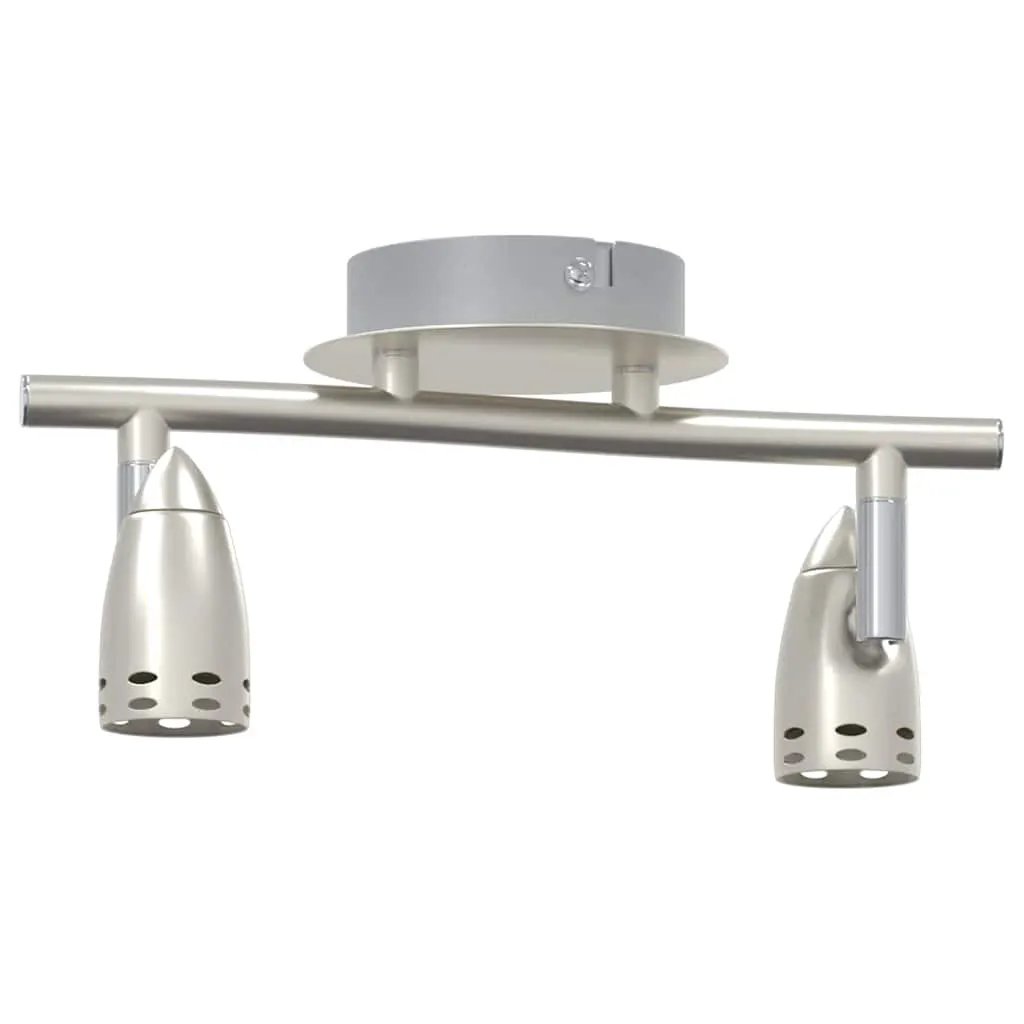 vidaXL vidaXL Ceiling Spotlight with Spotlights Nickel 27 x 10 x 12 cm Metal - Spotlight