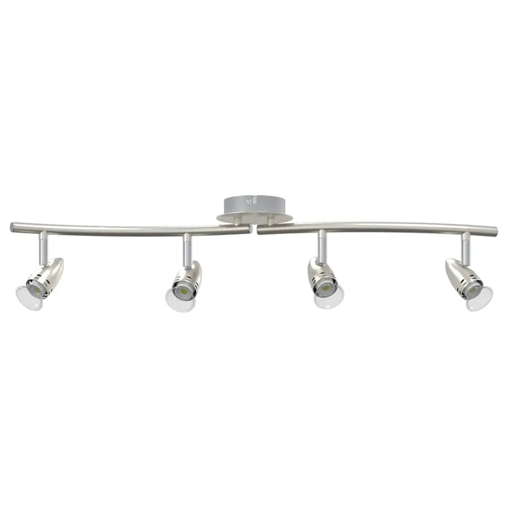 vidaXL vidaXL Ceiling Spotlight Nickel 61 x 10 x 12.5 cm Metal - Spotlight