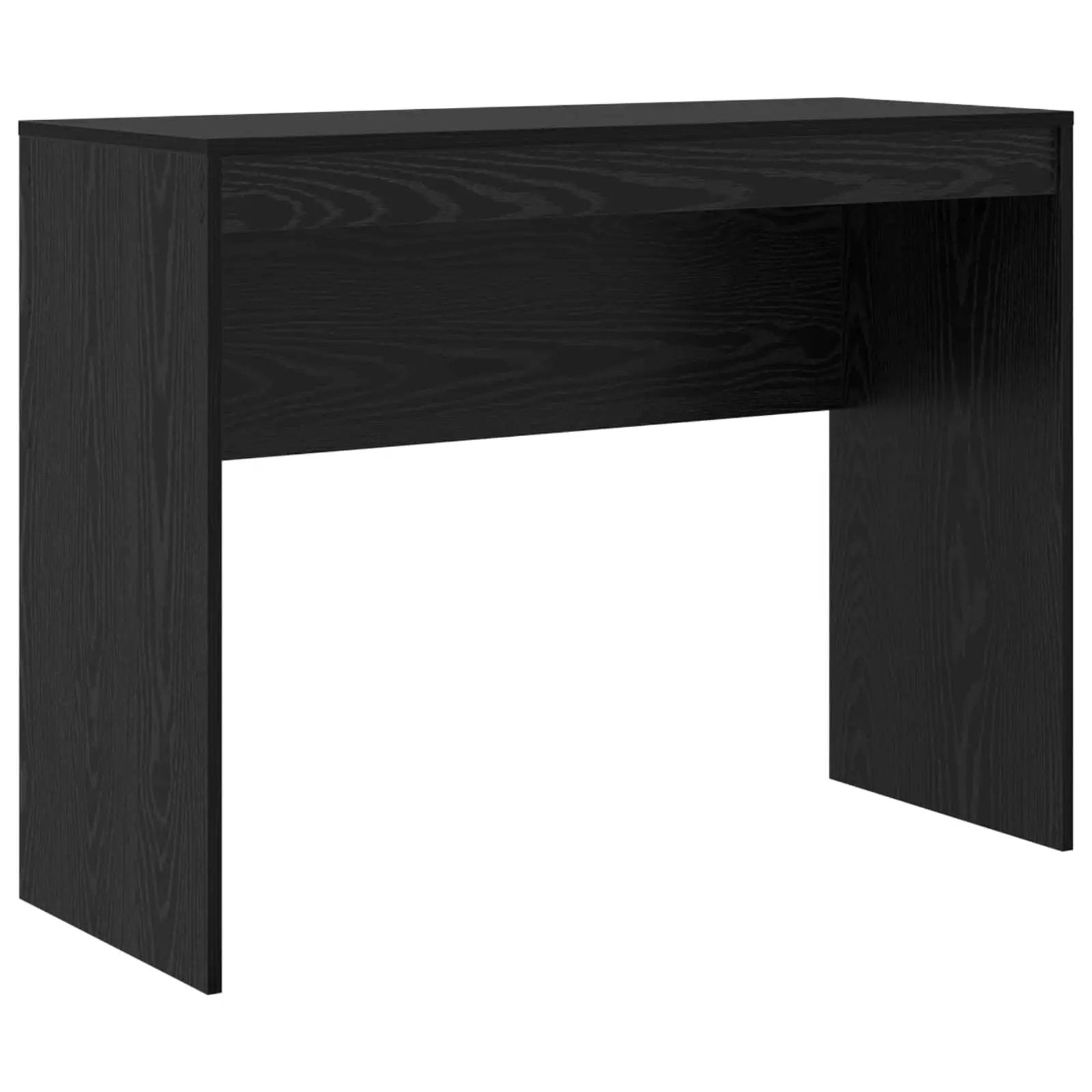 vidaXL vidaXL Desk with Drawer with Shelf with Storage 2 pcs Black Oak - Desk