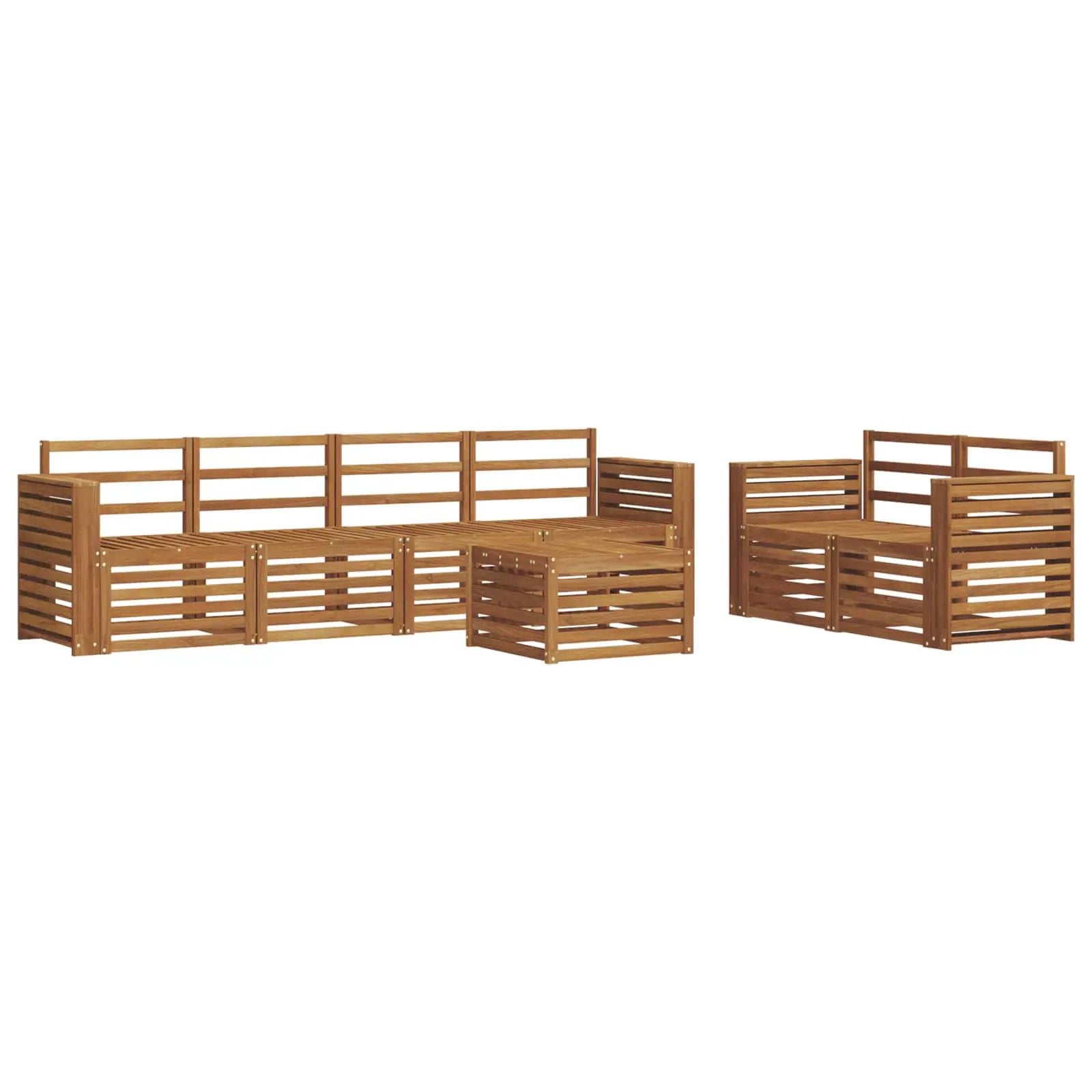 vidaXL vidaXL Sofa Sets Solid Acacia Wood - Garden Sofa Sets