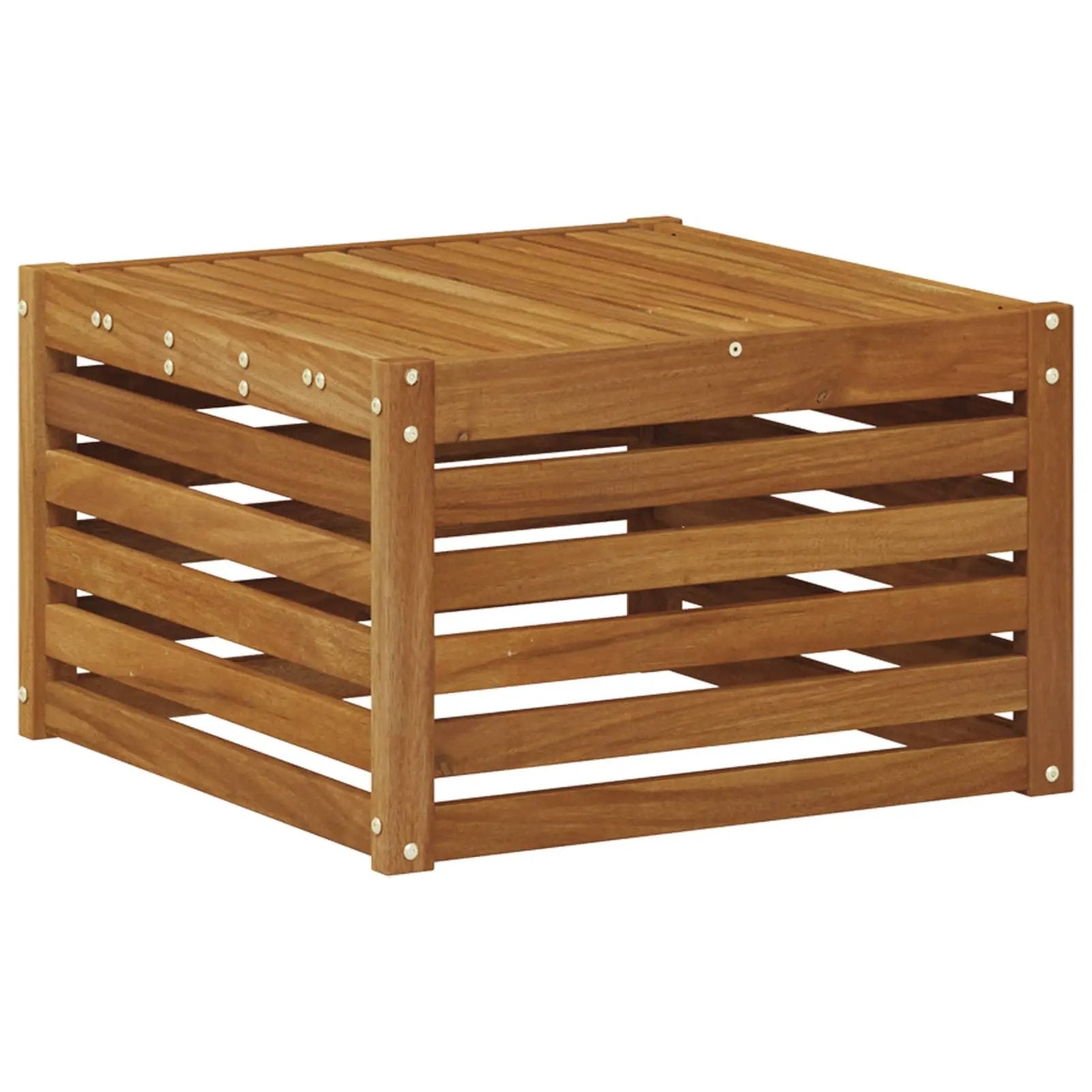 vidaXL vidaXL Outdoor Sofa Set 7 pcs Natural Solid Acacia Wood - Garden Sofa Sets