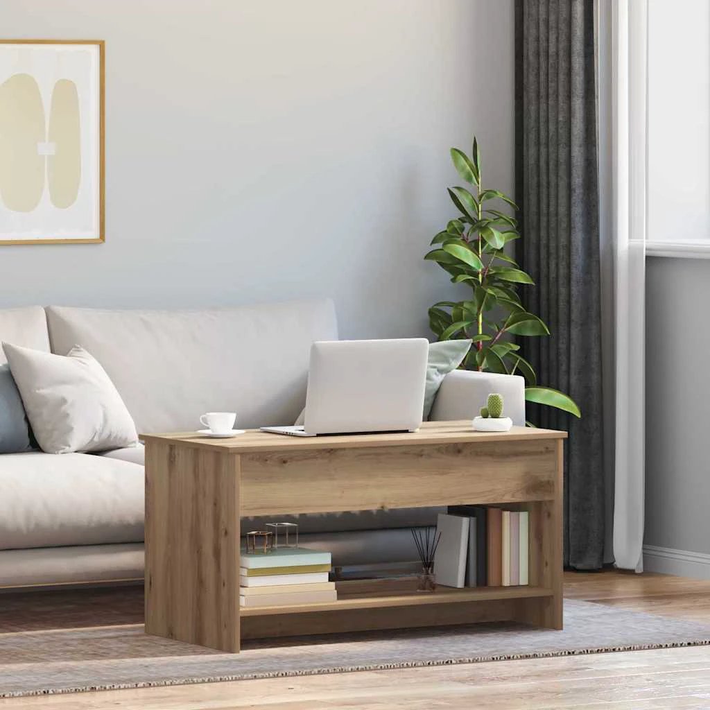 vidaXL VidaXL Coffee Table 80x50x41cm Oak Living Room - Coffee Table