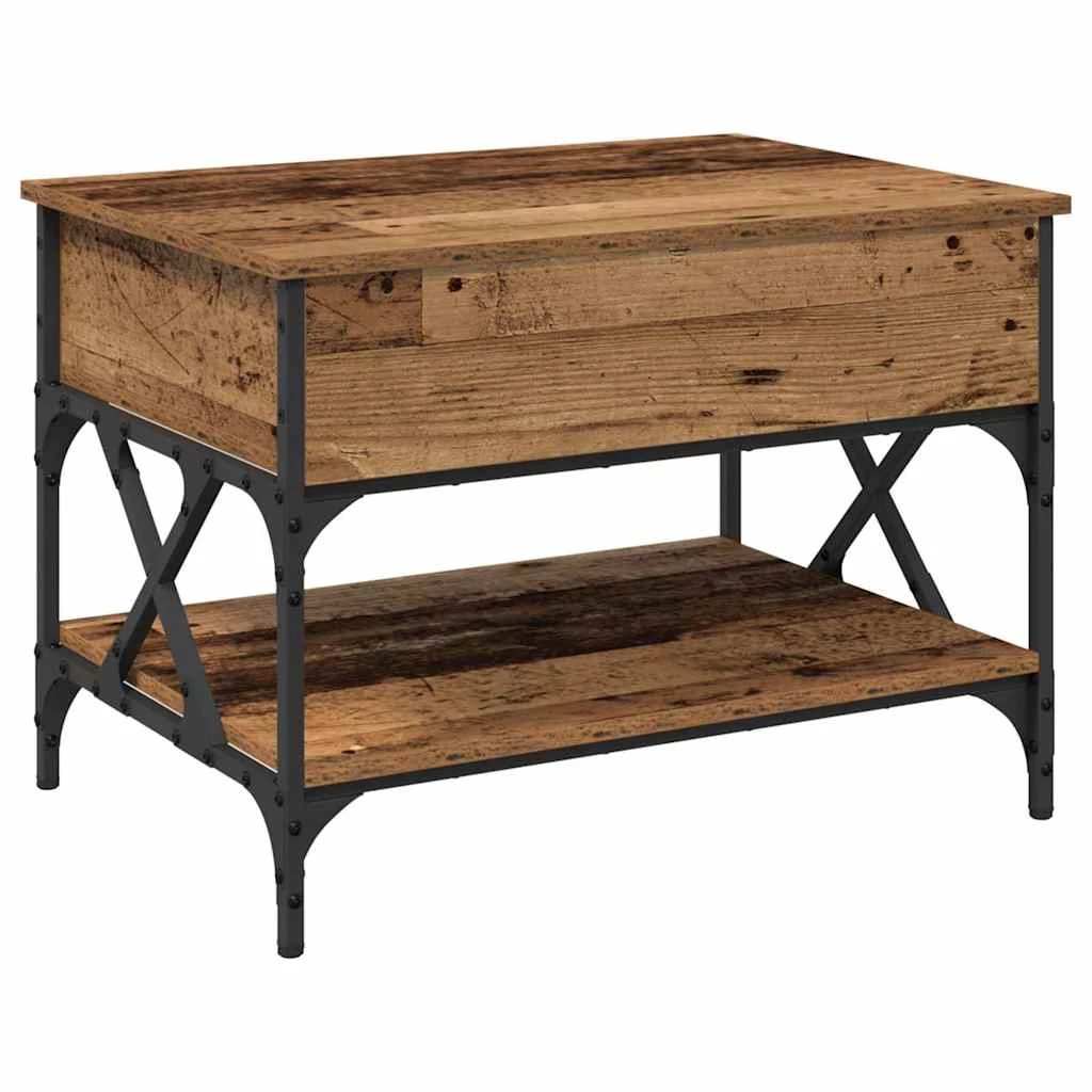 vidaXL vidaXL Coffee Table 70 x 50 x 50 cm Lift Top Industrial Engineered Wood For Living Room - Coffee Table