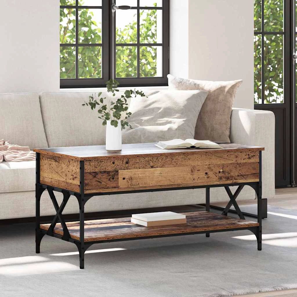 vidaXL VidaXL Lift-Top Coffee Table 100x50x50 CM Home - Coffee Table