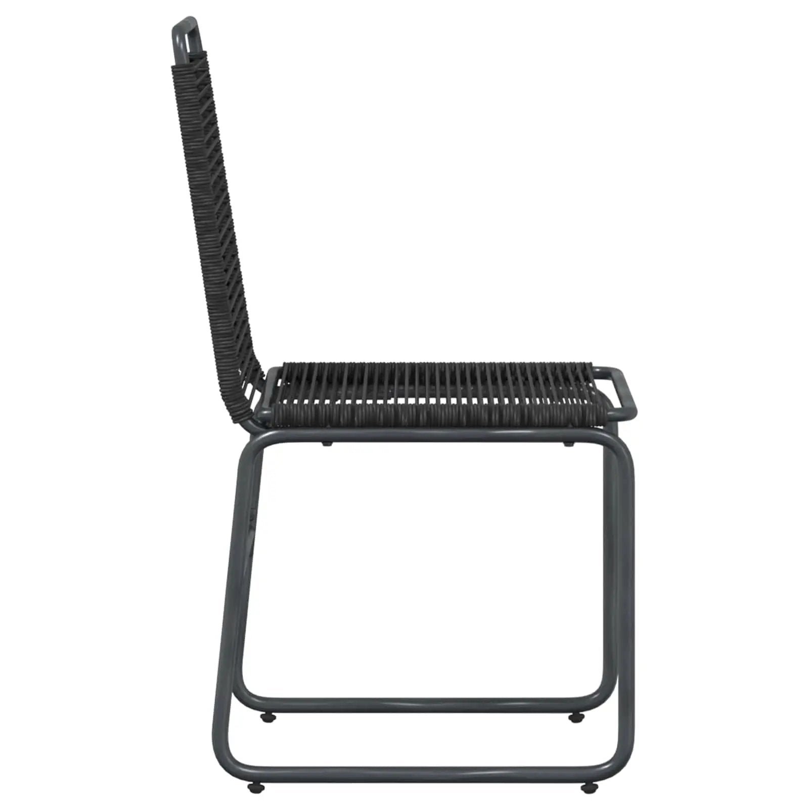 vidaXL vidaXL Garden Chairs 2 pcs Black 48 x 55 x 89.5 cm Rattan -