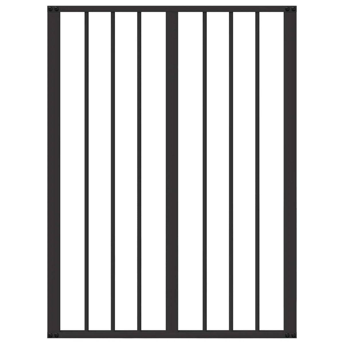 vidaXL Dog Gate 4 pcs Black 60 x 80 cm Galvanised Steel - from vidaXL
