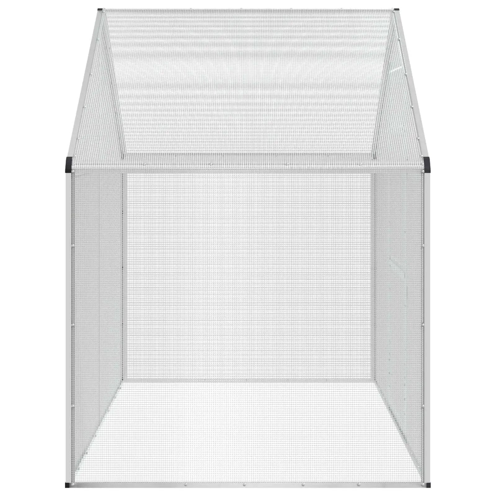 vidaXL vidaXL Bird Cage Silver 181.5 x 110.5 x 173.5 cm Welded Wire Mesh - Bird Cage