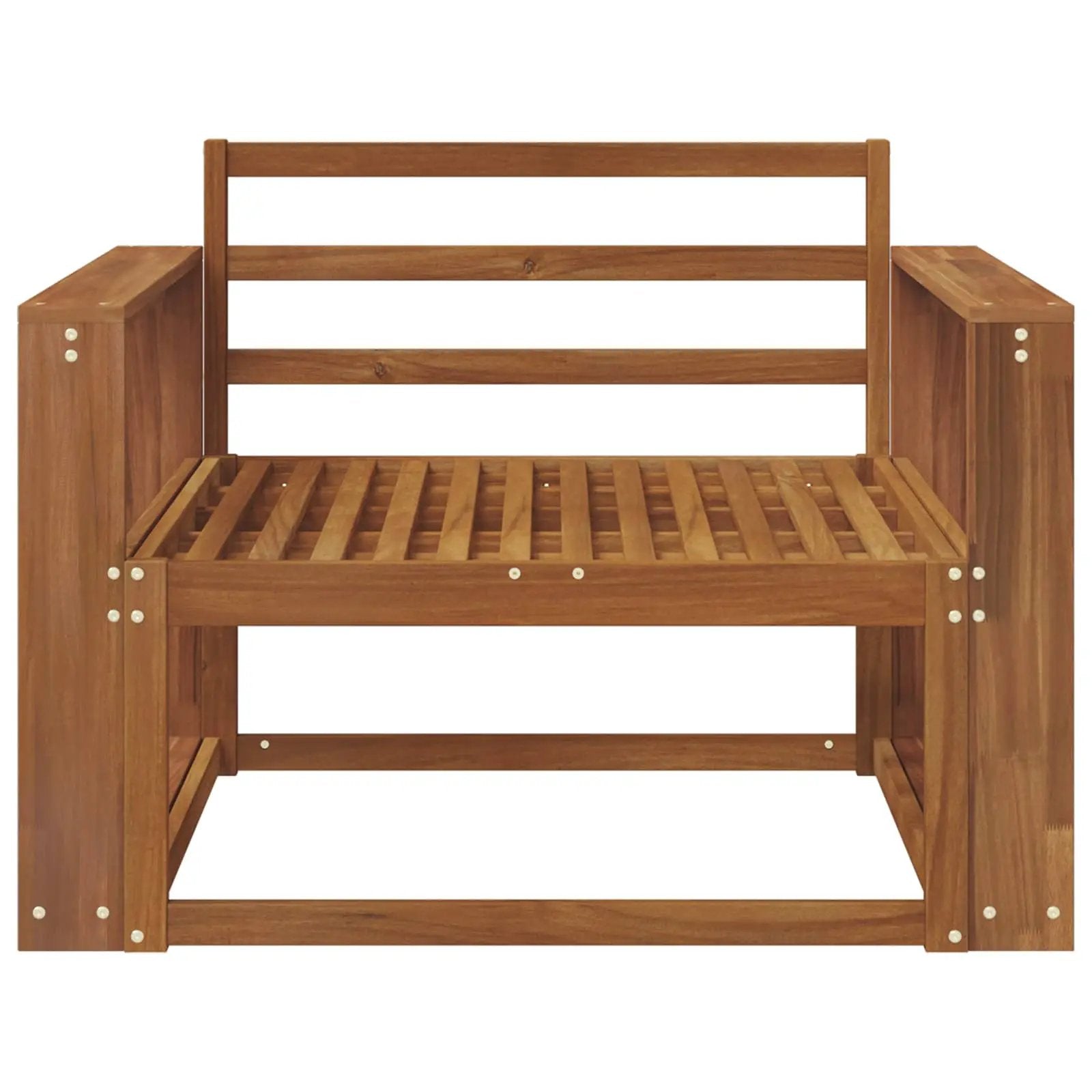 vidaXL vidaXL Outdoor Middle Sofa Natural - Garden Sofa Sets
