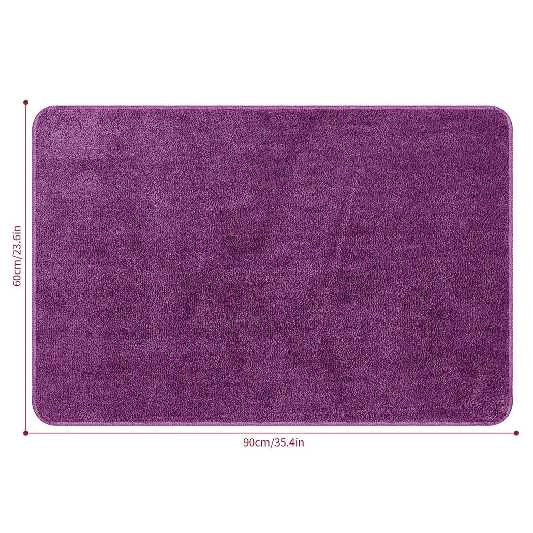 Vinsani VINSANI BATH MAT 60X90cm PURPLE 1010169 - Rug