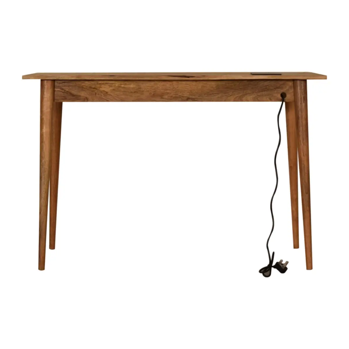 Artisan Furniture Artisan Furniture 2 Drawer Cable Writing Desk, Brown Color - Desk