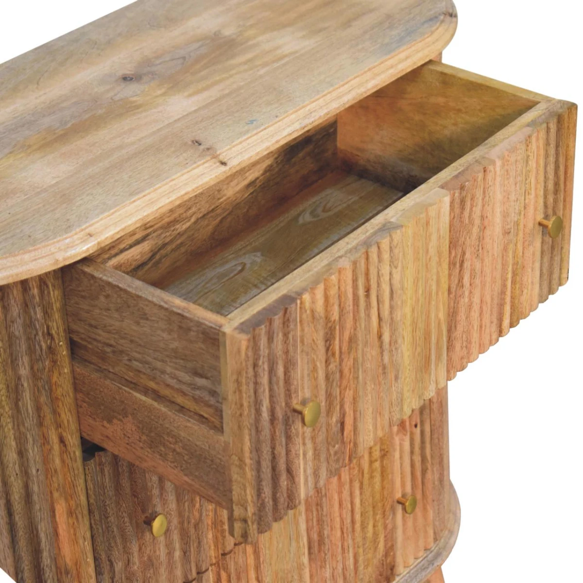 Artisan Soba Chest Mango Wood Brass Knobs Bedroom by Artisan Furniture