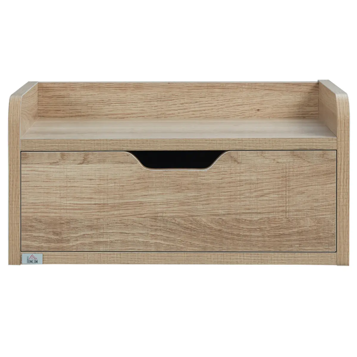 HOMCOM HOMCOM Floating Nightstand Set of 2, Wall Mounted Bedside Table with Drawer - Bedside Table